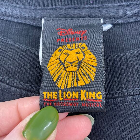Disney The Lion King The Musical Toronto Short Sleeve Crewneck Unisex Black M - Picture 3 of 7